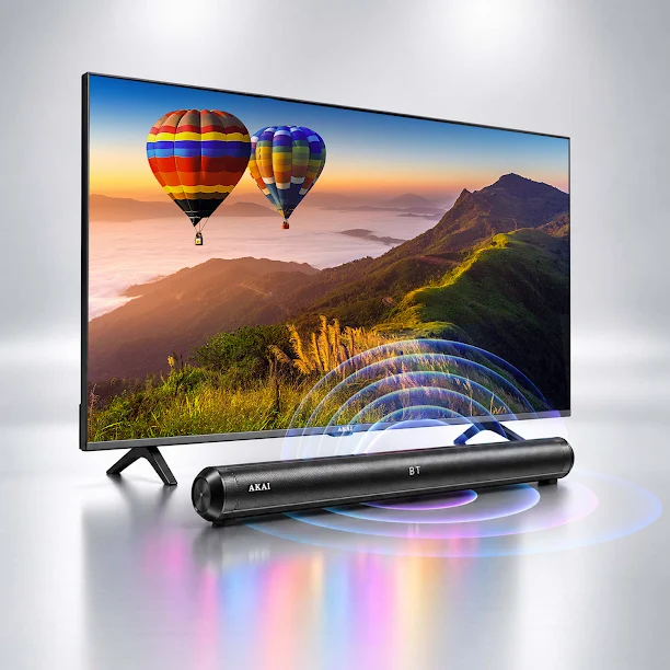 AKAI 43" Smart Google TV + 60W Soundbar Combo