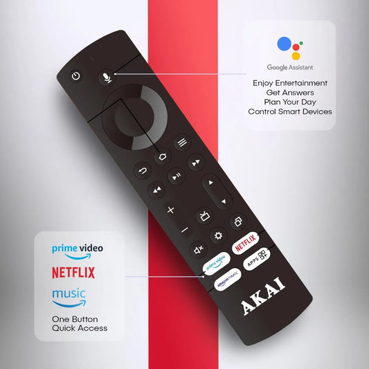 AKAI 254cm (100 Inch) 4K Ultra HD Smart Google QLED TV