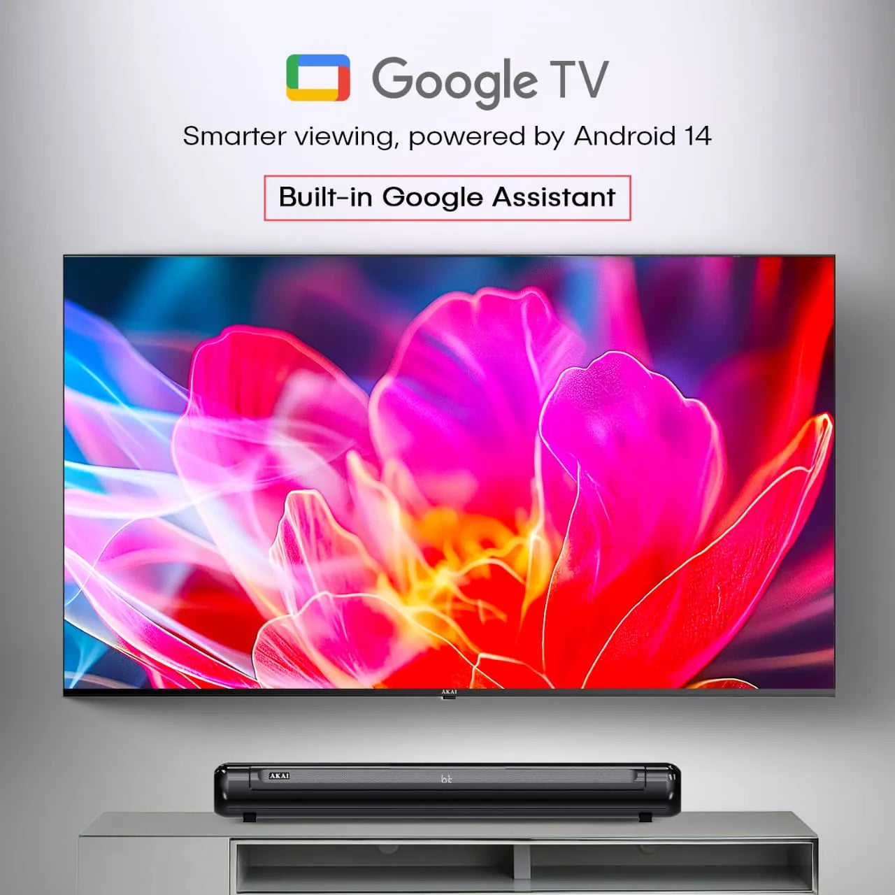 AKAI 254cm (100) 4K Ultra HD Smart Google QLED TV