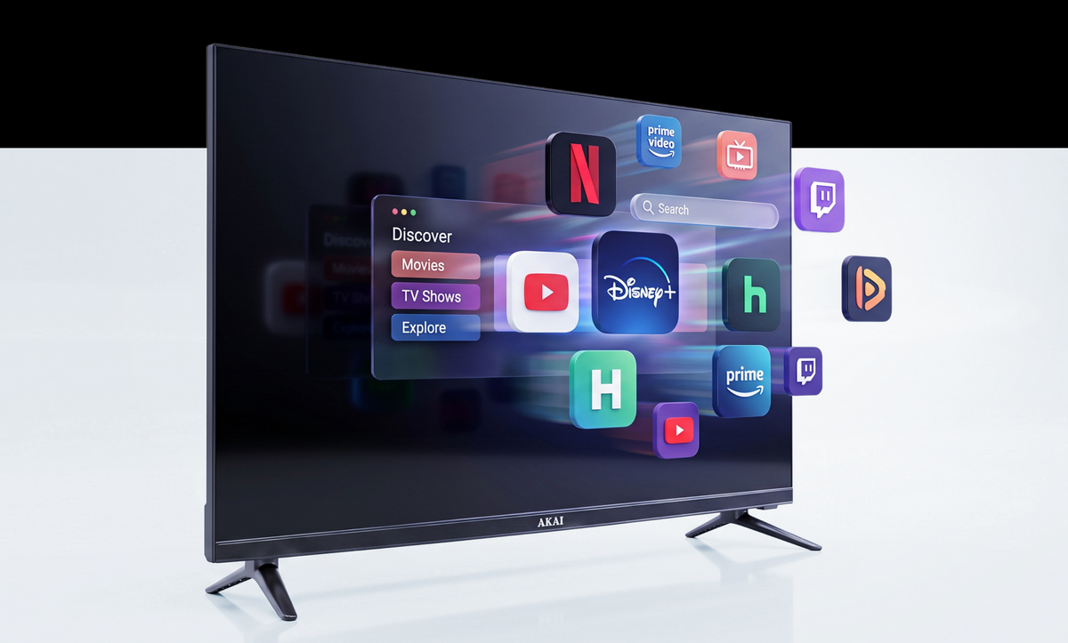 AKAI 80cm (32 Inch) HD Smart Coolita LED TV